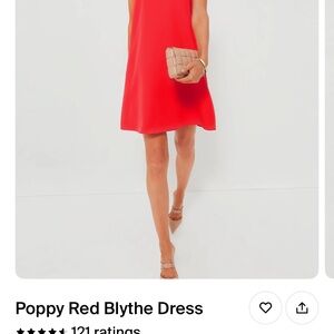 Tuckernuck Red Sleeveless A-Line Mini Dress Cocktail